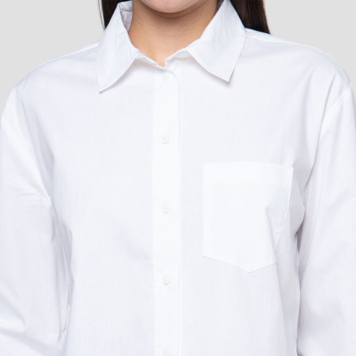 Connexion%20Blend%20Slim%20Tapered%20Waist%20Length%20Kemeja%20Wanita%20123346246%20-%20Image%205