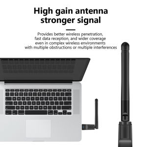 YAFEN MT7601 Mini USB WiFi Adapter 150Mbps Wireless Network Card RTL8188 Network Card Wi-Fi Receiver for PC Desktop Laptop 2.4GHz