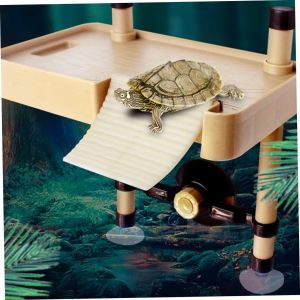 Máng leo phơi mình cho rùa dâng theo mực nước cỡ Nhỏ dạng Chữ Nhật