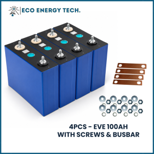 Brandnew EVE 100AH 3.2v LiFePO4 Battery Cell Prismatic 3.2v 100ah Rechargeable Battery Cell for Solar Energy Storage