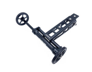 Litepro Folding Bicycle Telescopic Rod Easy Wheel Water Bottle Rack Mount Holder Pushing Wheel Parking Frame For Birdy 1/2/3 Bike