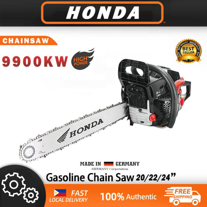 Honda Chain Saw Chainsaw Gasoline Saw 20 22 24 Inches 78cc Portable 