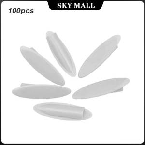 100pcs/pack Oblique Hole Plugs Pocket Plugs Plastic Woodworking Oblique Hole Positioner Cover