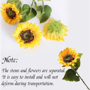 Wholesale Price Artificial Flowers Sunflowers Wedding Photography Home Decor Bouquet