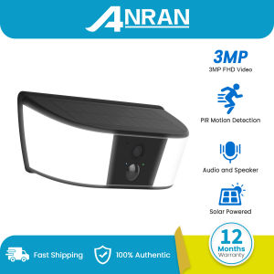 ANRAN 2K Solar Camera Wall Light 2.4G Outdoor WIFI Camera Home Protection Security Camera