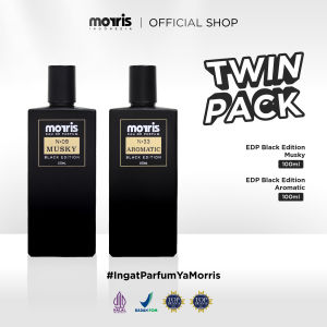 [TWIN PACK SPECIAL] Morris Black Edition Musky X Aromatic 100ML