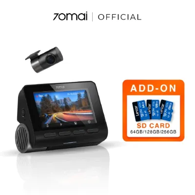 70mai A810S Dash Cam 4K Resolution + HDR | 4G Connectivity | Built-in GPS & ADAS | Dual SONY HDR | Supercapacitor | Dual-Channel Recording | App Control