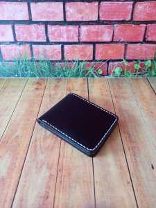 Dompet Kulit Asli Garut Full Handmade (Sulam) / Mini Bifold