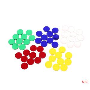 NIC 10Pcs Clear Tip Pads Diameter 15mm Play Cue Break Jump Cue Carom Pool Cue Snooker Billiard Accessories