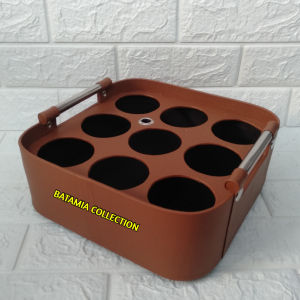 Tempat Aqua Gelas Isi 9 Cup Model Oval Keranjang Air Mineral Wadah Aqua Gelas Rak Aqua Gelas Tempat Aqua Gelas Plastik Keranjang Aqua Gelas Tempat Aqua Gelas Lucu Tempat Penyimpanan Aqua Gelas