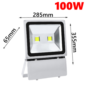 Đèn LED Pha Siêu Sáng 10W 20W 30W 50W 100W Ánh Sáng Trắng Gắn Sân Vườn Sân Vận Động Nhà Xưởng
