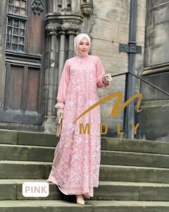 MDLY Baju gamis wamita muslim/Gamis Lebaran/Gamis Premium/The Calluna Exclusive Dress By Mdly