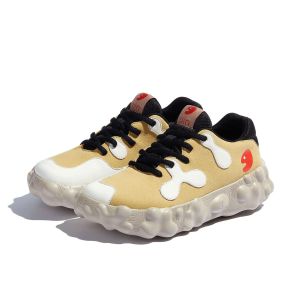 UIN Figueras I รองเท้าเดินทางผู้หญิงสำหรับเดินหัวกว้างลำลองรองเท้าผ้าใบแฟชั่นอ้วน-Fall Leaf