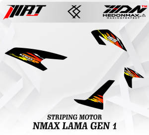 Striping NMAX-Stiker Transparan NMAX Old Retro Vol 2 (Sudah Terpotong)