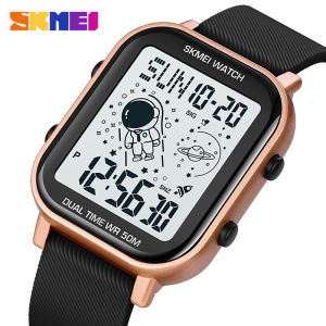 SKMEI 1971 Chronograph Date Wristwatch reloj hombreExquisite gift watches Multi functional leisureFashion Digital Sport Watches Mens Count Down Electronic Clock 5Bar Waterproof