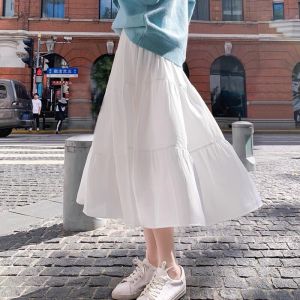 [HCM]Chân váy dài xếp ly 3 tầng Ulzzang - Chân váy dài dáng xòe [Ảnh thật] hàng có sẵn tại Hana Store