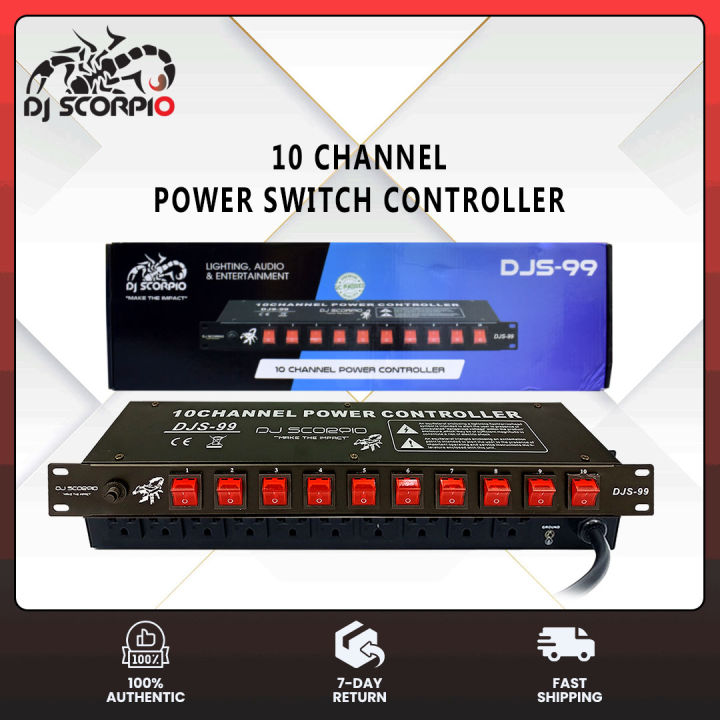 DJ SCORPIO (DJS99) 10Channel Power Switch Controller / Power