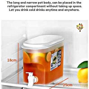 Dispenser Jus Plastik Mini 3.5 Liter / Galon Air Kecil / Ketel Minuman Dingin / Keran Dispenser / Bucket Mini Juice / Water Tank Portable / Dispenser Kulkas / Dispenser Air Panas dan Dingin Model Baru / Tempat Air Minum