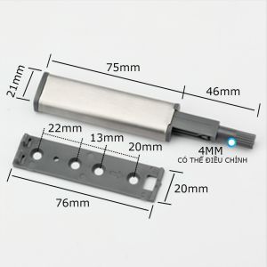 C5865 Chốt Nhấn Mở Cánh TủPhụ kiện nhấn mở cánh tủ được dùng cho tủ bếp-CINDY YG