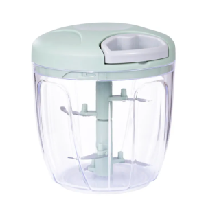 ASUKY | Garlic Food Chopper Manual Crusher Press for Onion Vegetable Meat Salad Cutter Smasher Hammer Masher 500ml/900ml