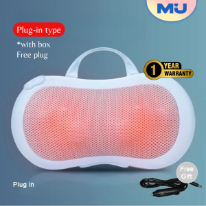 Wireless Electric Massage Car Seat Portable Pillow Warm Infrared Therapy Neck Shoulder Home Travel Cervical Spine