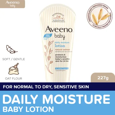 Aveeno Baby Daily Moisture Baby Lotion 227g - Newborn Baby Essentials Baby Care Baby Body Lotion Lotion For Baby