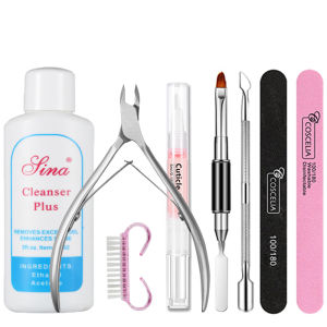 AIi Nail Art Tools Set Nail Cuticle Remover Kit Electric Nail Drill Machine USB Plug Set Nail Drill File Polishing Tool