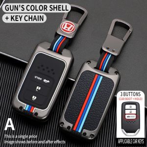 เคสกุญแจรถยนต์ For Honda BRV HRV CRV เคสกุญแจ Jazz City Civic Accord ปลอกกุญแจ