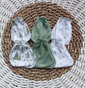 6Pcs 3Set sarung Tangan Kaki Bayi Baru Lahir Newborn Premium