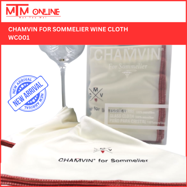 CHAMVIN For Sommelier Glass Cloth/Wine Cloth/Microfiber Glass Cloth/No
