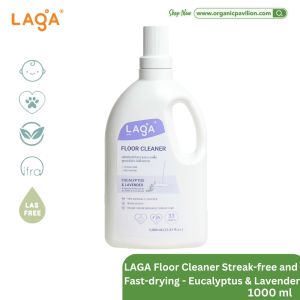 LAGA ลาก้า น้ำยาทำความสะอาดพื้น สูตรแห้งไว ไม่ทิ้งคราบ กลิ่น ยูคาลิปตัสและลาเวนเดอร์ Floor Cleaner Streak-free and Fast-drying - Eucalyptus & Lavender (1000ml)