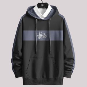 Nathansho Jaket Jamper Dewasa Stus Hodie Oversize Pria Wanita Motif Sablon Jumbo Distro