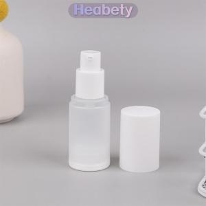 Heabety ขวดใส่ครีมสุญญากาศพลาสติกสุญญากาศสีขาว15มล.-100มล. ภาชนะใส่ครีมขนาดเดินทางขวดน้ำหอม