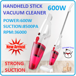 HEAVY DUTY VACUUM CLEANER 600W HANDHELD STICK PORTABLE DRY 2IN1 CLEAN FLOOR TILE WALL CEILING BED SHEET CLEANING PENYEDUT LAPTOP
