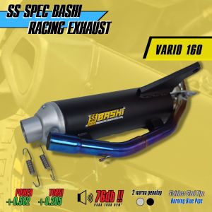 KNALPOT EXHAUST STAINLESS STANDAR RACING BASHI SS SPEC HONDA VARIO 160