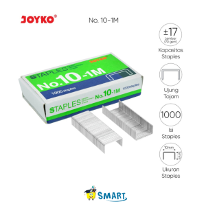(1KOTAK KECIL)JOYKO ISI STAPLER NO 10-1M