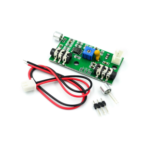 Precise Gains Adjustable Mics Amplifier Module For Voice Recording Systems 3P Sync Port DC2.6-10V Operated Claritys Sound