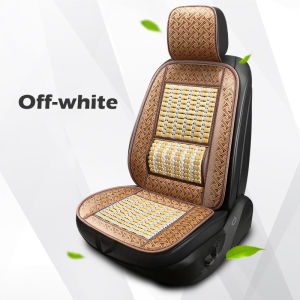 Summer Car Bamboo Seat Cover Auto Comfortable Breathable Seat Backrest Cushion Support-Office Chair