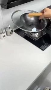 Khay Để Nắp Vung Xoong Nồi 3 Ngăn Giá Kệ Gác Thìa Đũa Nấu Ăn Chống Trượt Thông Minh Nhựa Cao Cấp Vuadienmay