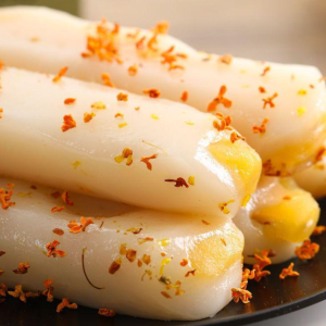 โมจิดอกกุ้ย ขนมดอกกุ้ย กุ้ยฮวา ขนมโมจิ ร้านไทยพร้อมส่ง เนื้อขนมนุ่มไส้หอมหนุบหนับ ดอกกุ้ยฮวา ขนมดอกกุ้ย ป่าท้อสิบหลี