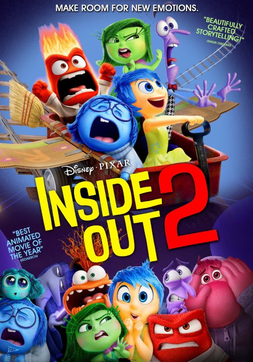 Inside Out 2 2024 DVD Animation | Lazada