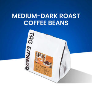 TAG Espresso Coffee Beans Medium Dark Roast Seasonal Blend Arabica | Fresh Roasted Coffee Beans | Brazil Colombia | Specialty Coffee Beans Singapore Espresso Pour Over French Press