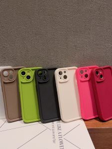 For Samsung Galaxy S26 Ultra S26 Plus S26+ Phone Case Shockproof Solid Color Silicone Casing Soft TPU Back Cover