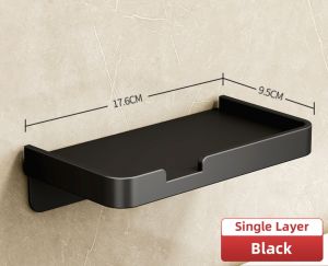 Bilibala Mart Toilet Paper Rolls Aluminium Rack Holder / Tissue Phone Rack Tissue Rack 厕纸架厕纸手机架