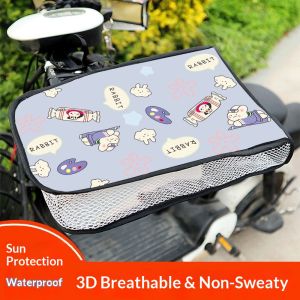 Hangdian Mùa Hè Tay nắm mô tô bìa với thiết kế lưới thoáng khí cho bảo vệ khỏi ánh mặt trời và không thấm nước cưỡi Comfort