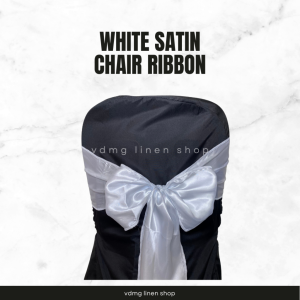 Monoblock Chair Ribbon | Satin Silk Elegant Fabric Chair Ribbon