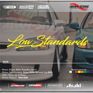 LS02 Sticker lowstandars sticker mobil stiker cutting stiker adam store