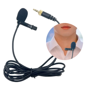 Universal 3.5mm Connector Lavalier Mic for Phones Laptops Anti interference microphone for Recording Videos Interview