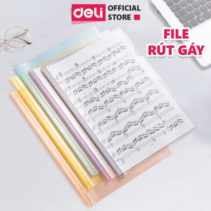 File Đựng Tài Liệu Gáy Rút Deli Bìa Trong Kẹp Tài Liệu Giấy Tờ Hồ Sơ ...
