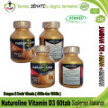 Vitamin D3 Natureline 400iu dan 1000iu Premium Hermed Vit D 60 tablet. 